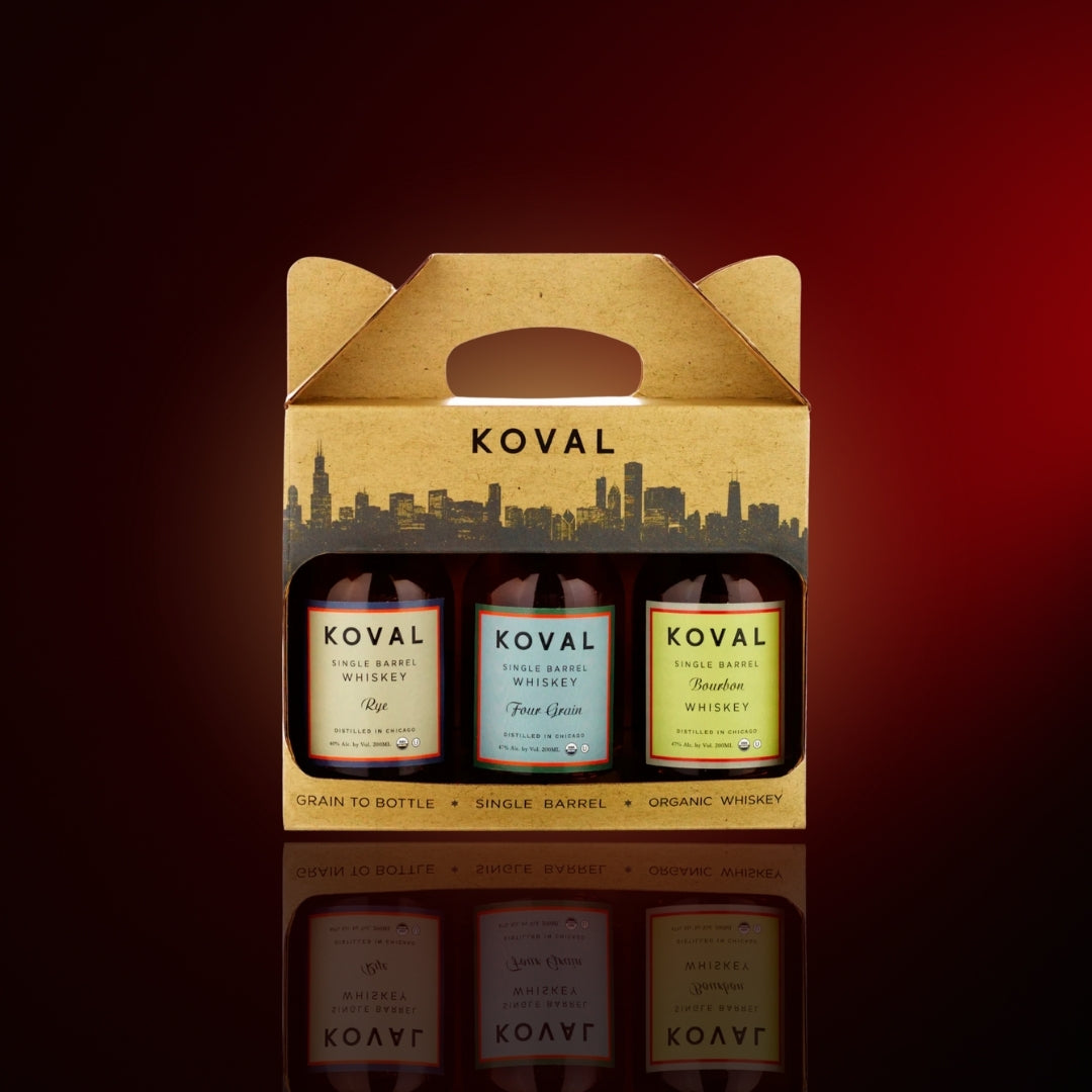 Koval Whisky Gift Pack - Bourbon, Rye, Four Grain (20cl x 3 Bottles)
