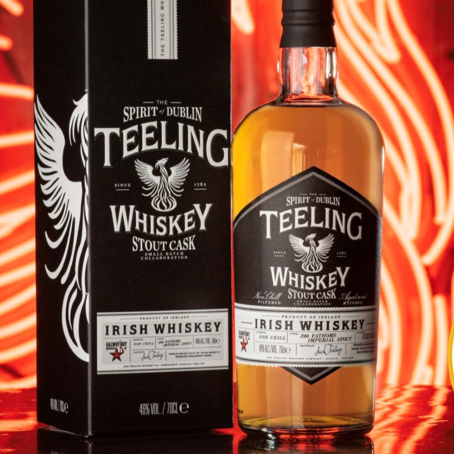 Teeling Pot Still + Teeling Stout Cask Irish Whiskey 70cl