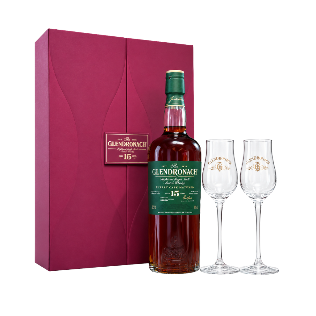 Glendronach 15 Year Old Gift Set