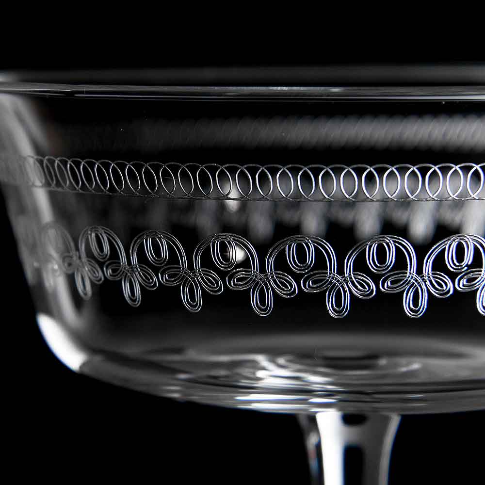 Urban Bar 1910 Fizzio Champagne Glass Saucer Coupe 26cl