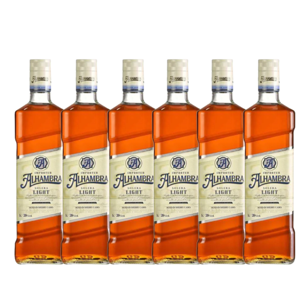 Alhambra Solera Light Brandy 1L (6 Bottles) Singlemalt.ph