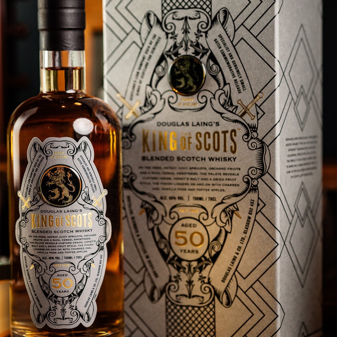 Douglas Laing's King of Scotch Blended Scoth Whisky 50Year Old 70cl