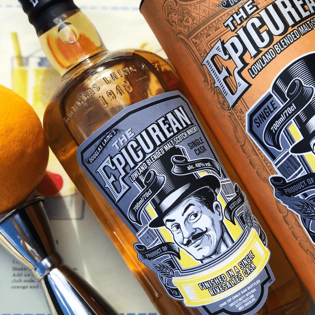Douglas Laing - Epicurean Single Rivesaltes Cask Whisky Longuedoc-Rousillon 70cl