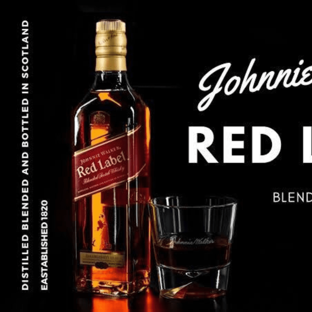 Johnnie Walker Red Label Blended Scotch Whisky 1L