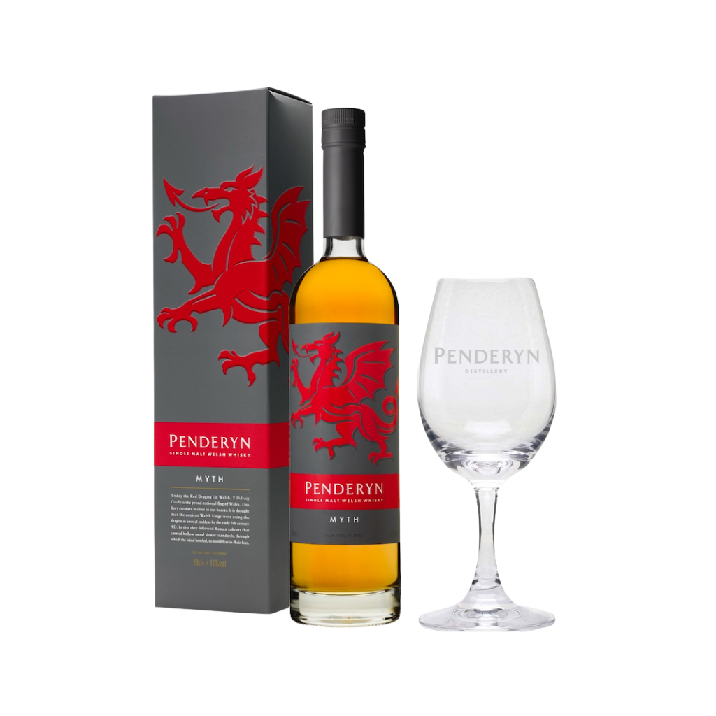 Penderyn Dragon Myth Whisky 70cl + FREE Nosing Glass
