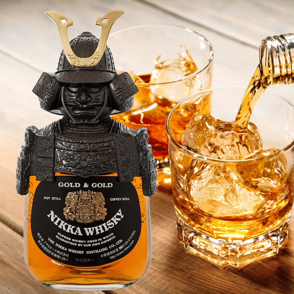 Nikka Gold & Gold (G&G) Samurai Edition Japanese Whisky 75cl (Plastic Armor)