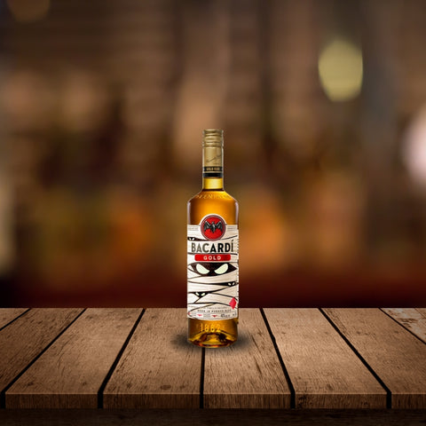 Bacardi Gold Glow In The Dark Limited Edition 75cl