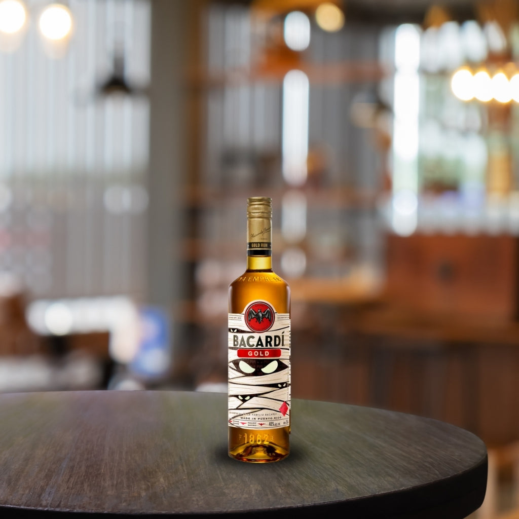 Bacardi Gold Glow In The Dark Limited Edition 75cl