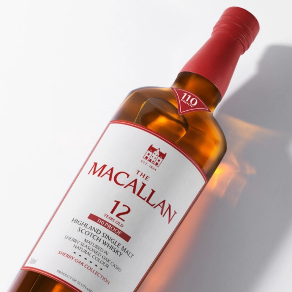 The Macallan Sherry Oak 12 Year Old 70cl Colour Collection (6 bottles)