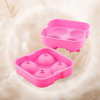 Bevtools Silicon 4 Holes Golf Ice Ball Mold