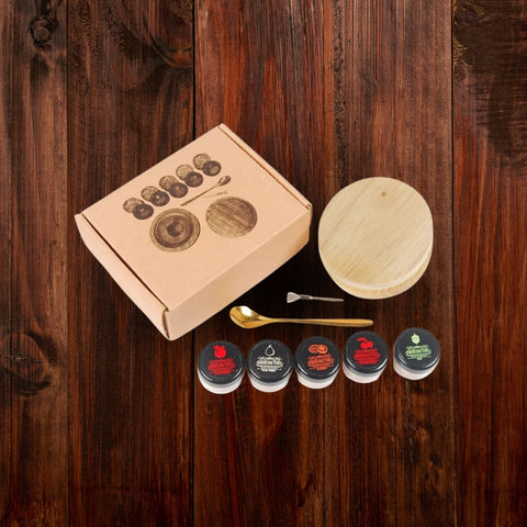 Bevtools Smoker Bar Set 5 Flavors Wood Chips