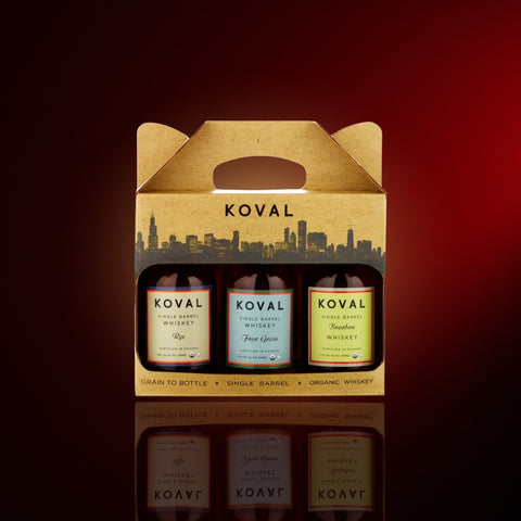 Koval Whisky Gift Pack - Bourbon, Rye, Four Grain (20cl x 3 Bottles)