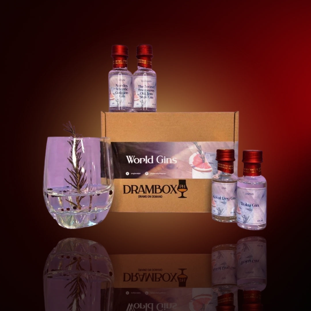 Drambox - World Gin Tasting Sampler Pack