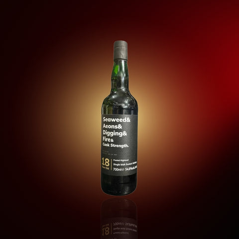 Seaweed & Aeons & Digging & Fire & Cask Strength 18 Year Old Batch 04 Single Malt Scotch Whisky 70cl