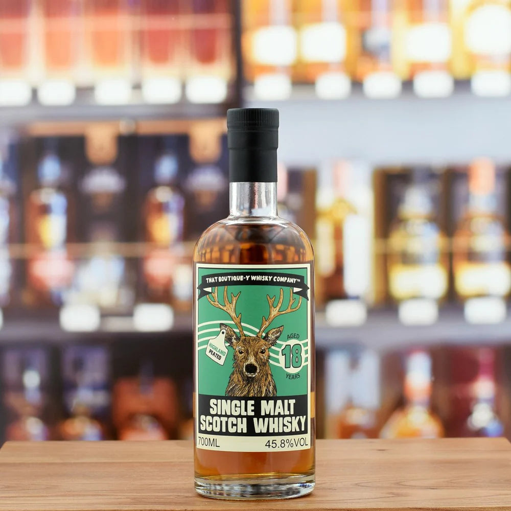 Peated Highland Single Malt Scotch Whisky 18 Year Old (That Botique-y Whisky Company)