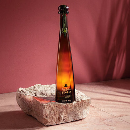 Don Julio 1942 Tequila 75cl with Kosa Rock Glass, Caramel Candle, and Silicone Ice Ball Molder