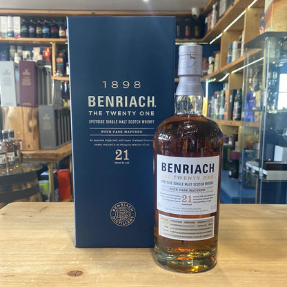 Benriach The Twenty One 21 Year Old Speyside Single Malt Whisky 70cl