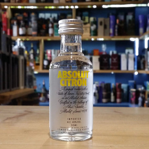 Absolut Citron Vodka 5cl Miniature