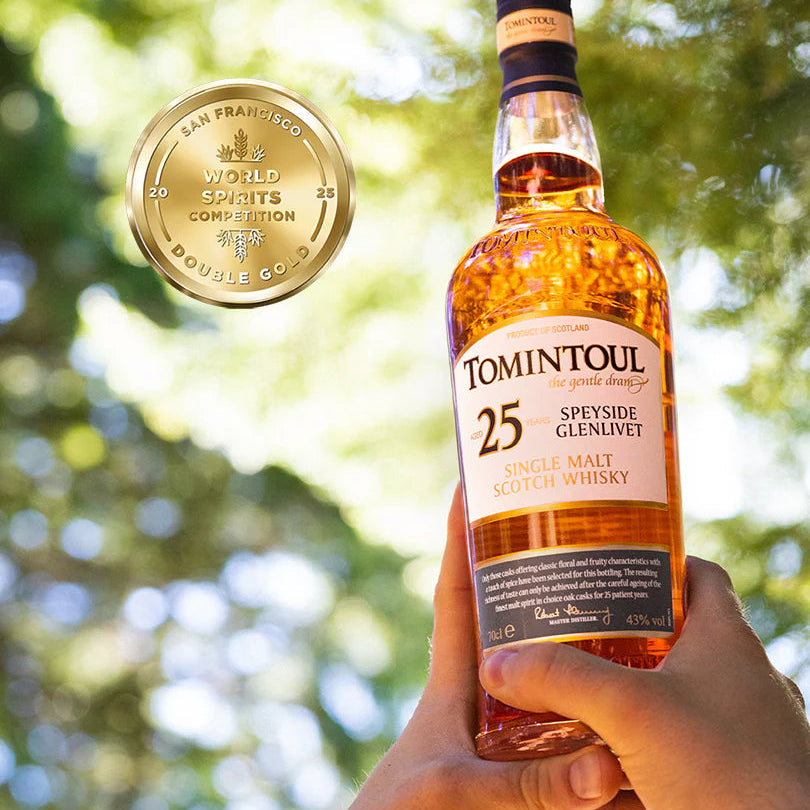 Tomintoul 25 Year Old Single Malt Scotch Whisky 70cl
