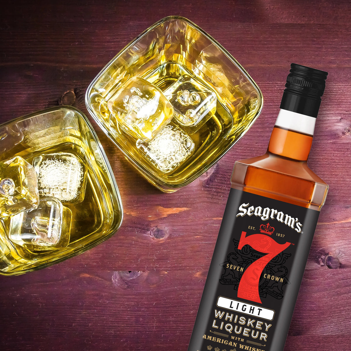 Seagram's 7 Light Whisky Liqueur 70cl