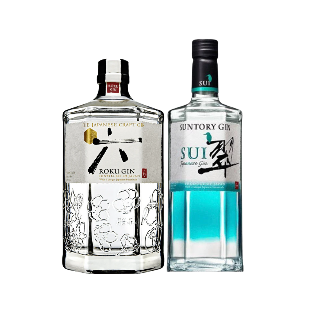 Suntory Roku Gin 70cl + Suntory Sui Japanese Gin 70cl