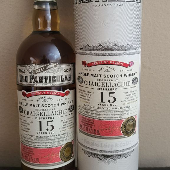 Old Particular - Craigellachie 15 Year Old Single Cask Sherry Butt 70cl