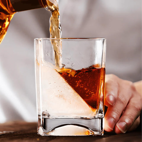 Bevtools Whiskey Ice Cube Drinking Glass