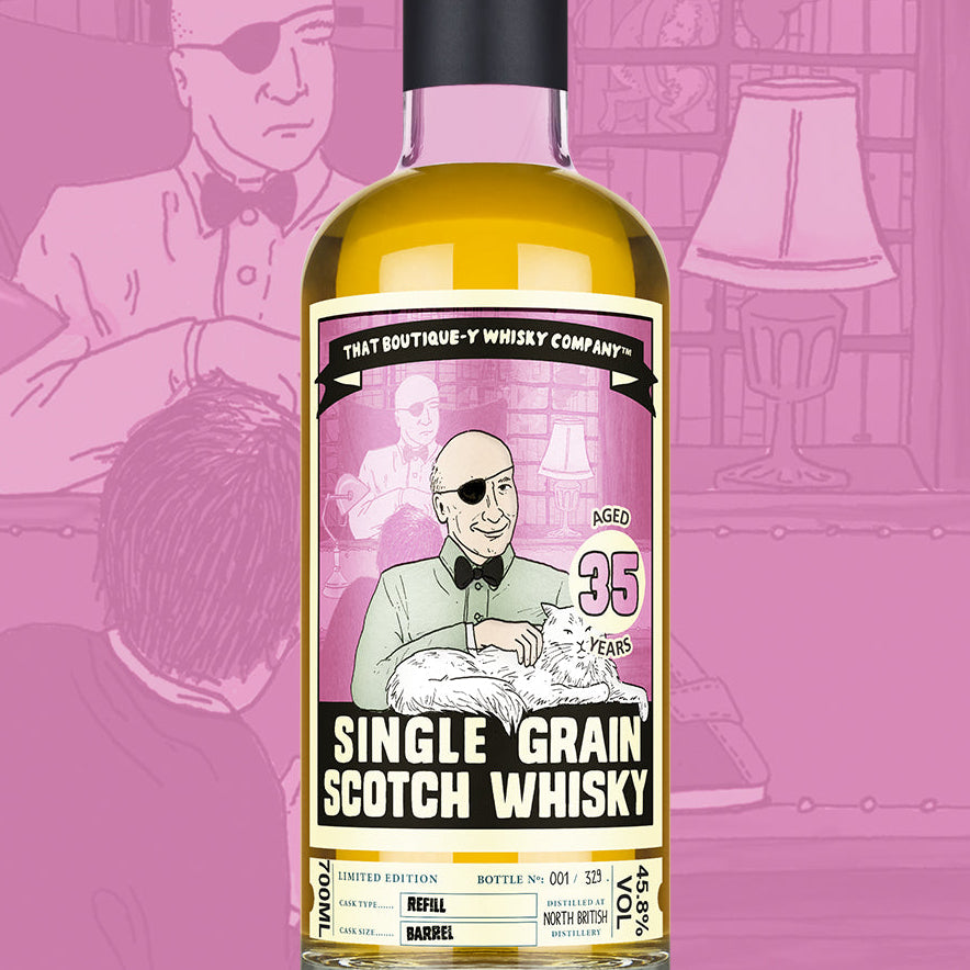 North British 35 Year Old Single Grain Scotch Whisky (That Botique-y Whisky Company) 70cl