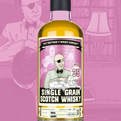 North British 35 Year Old Single Grain Scotch Whisky (That Botique-y Whisky Company) 70cl