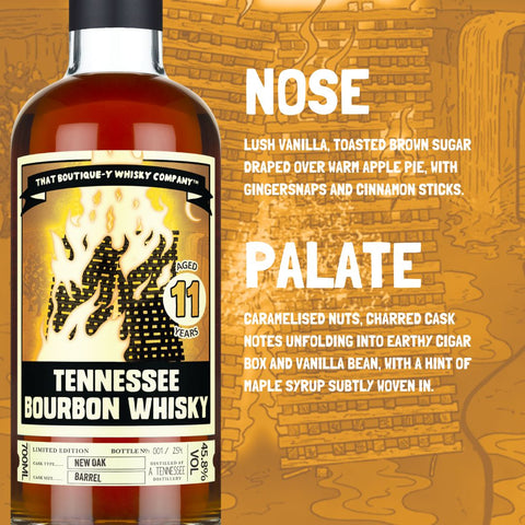 Tennesse Bourbon 11 Year Old (That Botique-y Whisky Company) 70cl