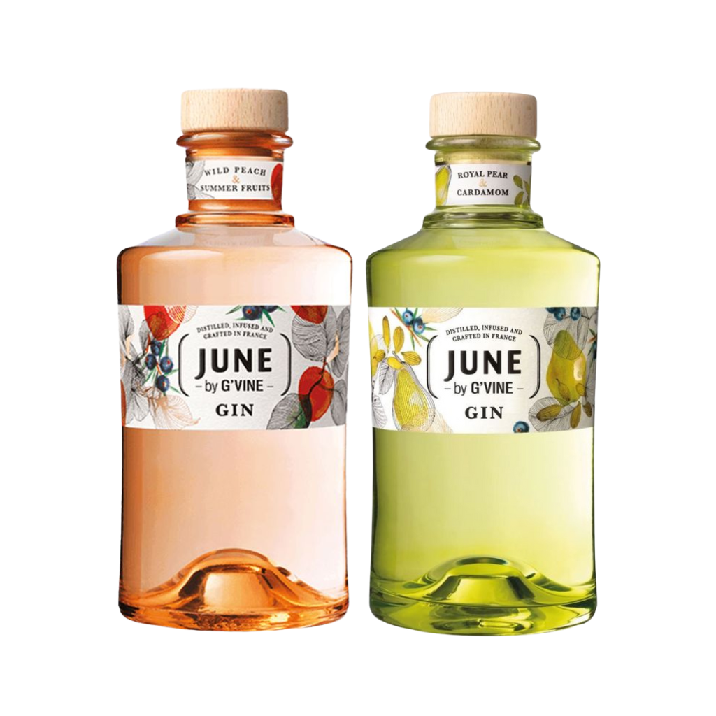 G'vine 'June' Peach + G'Vine Royal Pear 70cl (2 Bottles)