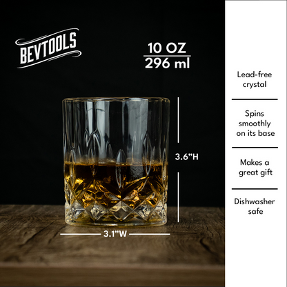 Bevtools Spinning Whisky Glass 310ml (1pc)