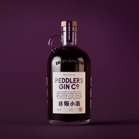 Peddlers Shanghai Gin 70cl + Salted Plum Gin 70cl