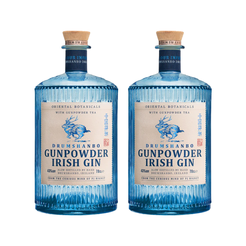 Drumshanbo Gunpowder Irish Gin (Blue Bottle) 70cl (2 Bottles)