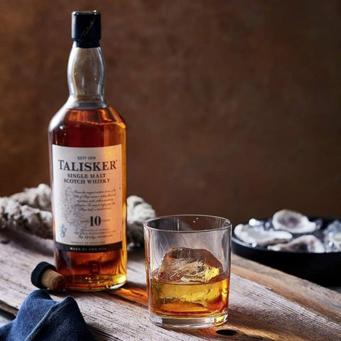 Talisker 10 Year Old 75cl + Free Flask