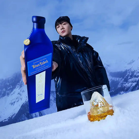 Johnnie Walker Blue Label Ice Chalet Blended Scotch Whisky 75cl