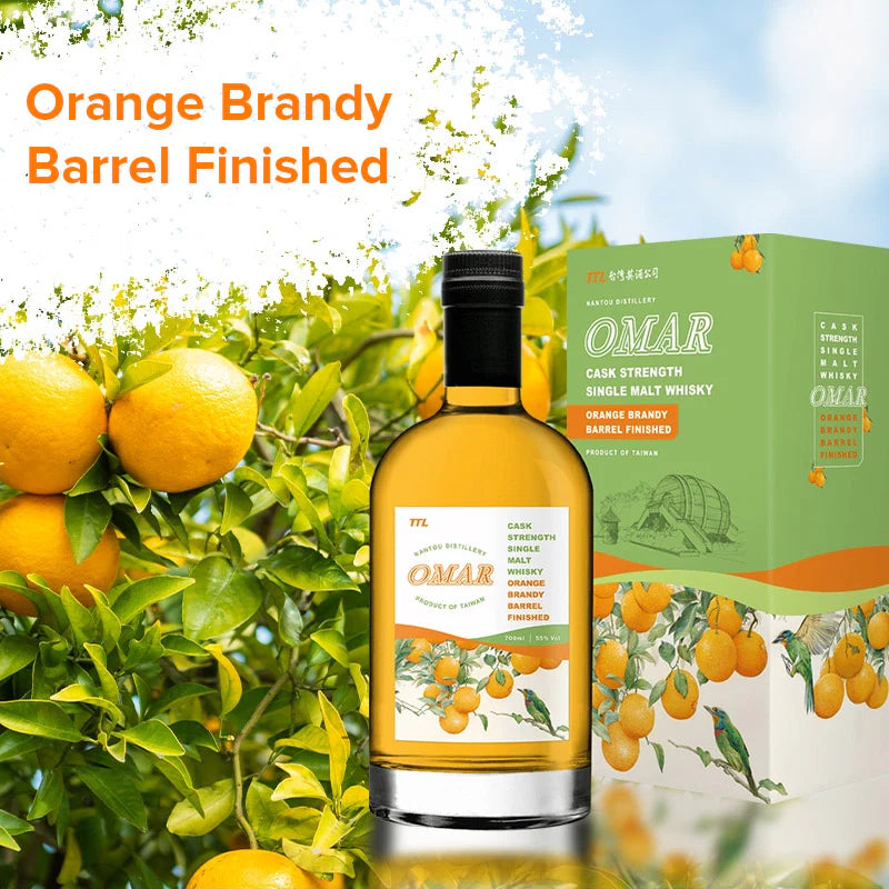 Omar Single Malt - Orange Brandy Cask Finish  70cl 54% - Limited Release