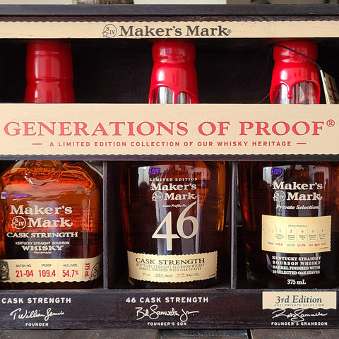 Maker's Mark Generations of Proof Set - The Third (3 x 375ml)