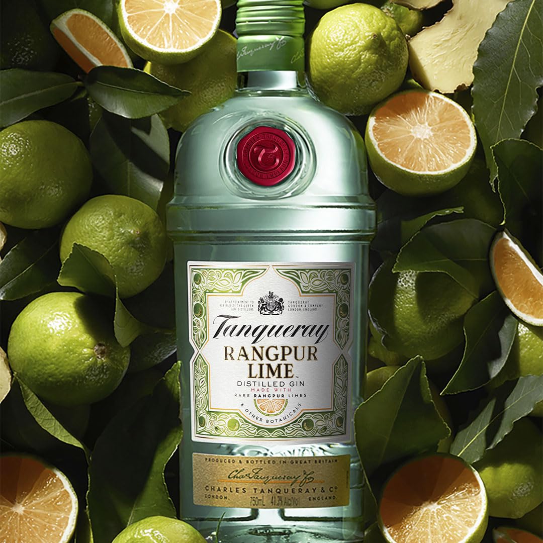 Tanqueray Rangpur Distilled Gin 1L with Gift Bag and Keychain