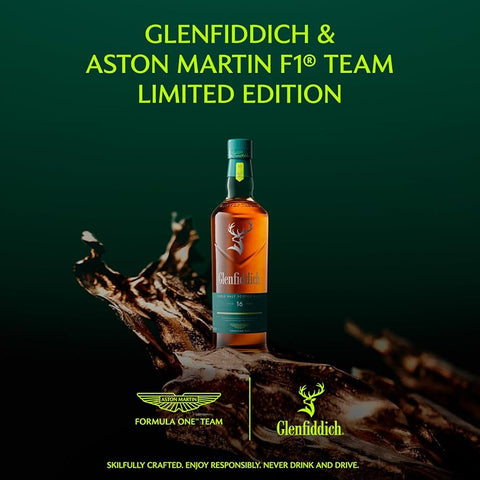 Glenfiddich 16 Year Old x Aston Martin Formula One Team Limited Edition 70cl