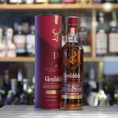 Glenfiddich 18 Year Old Triple Sherry Cask Single Malt Scotch Whisky  70cl
