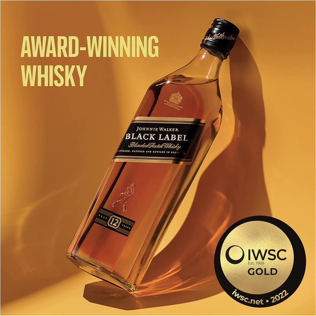 Johnnie Walker Black Label 12 Year Old Whisky 70cl (6bottles)