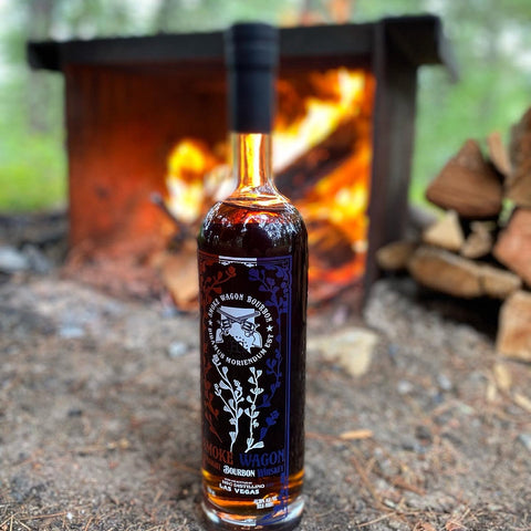 Smoke Wagon Straight Bourbon Whiskey Red, White, and Blue Edition 75cl