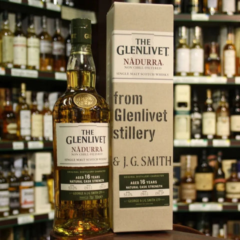 Glenlivet 16 Year Old Nadurra Cask Strength 55% batch - 1013Z (Old Bottling)