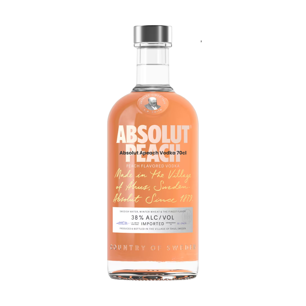 Absolut Apeach Vodka 70cl