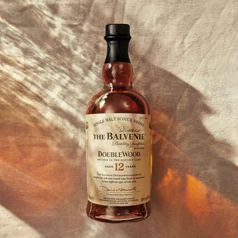 Balvenie 12 Year Old Double Wood 70cl (6 bottles) with FREE 2 pcs Kosa Single Rock Glass