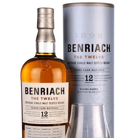 Benriach 12 Year Old + Dram Glass