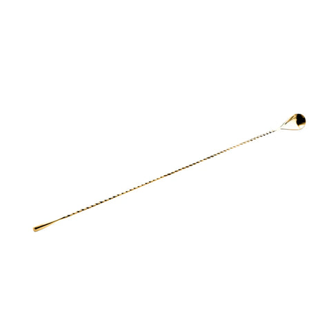 Kosa Mixing Glass 415ml + Bevtools Teardrop 50cm Barspoon - Gold