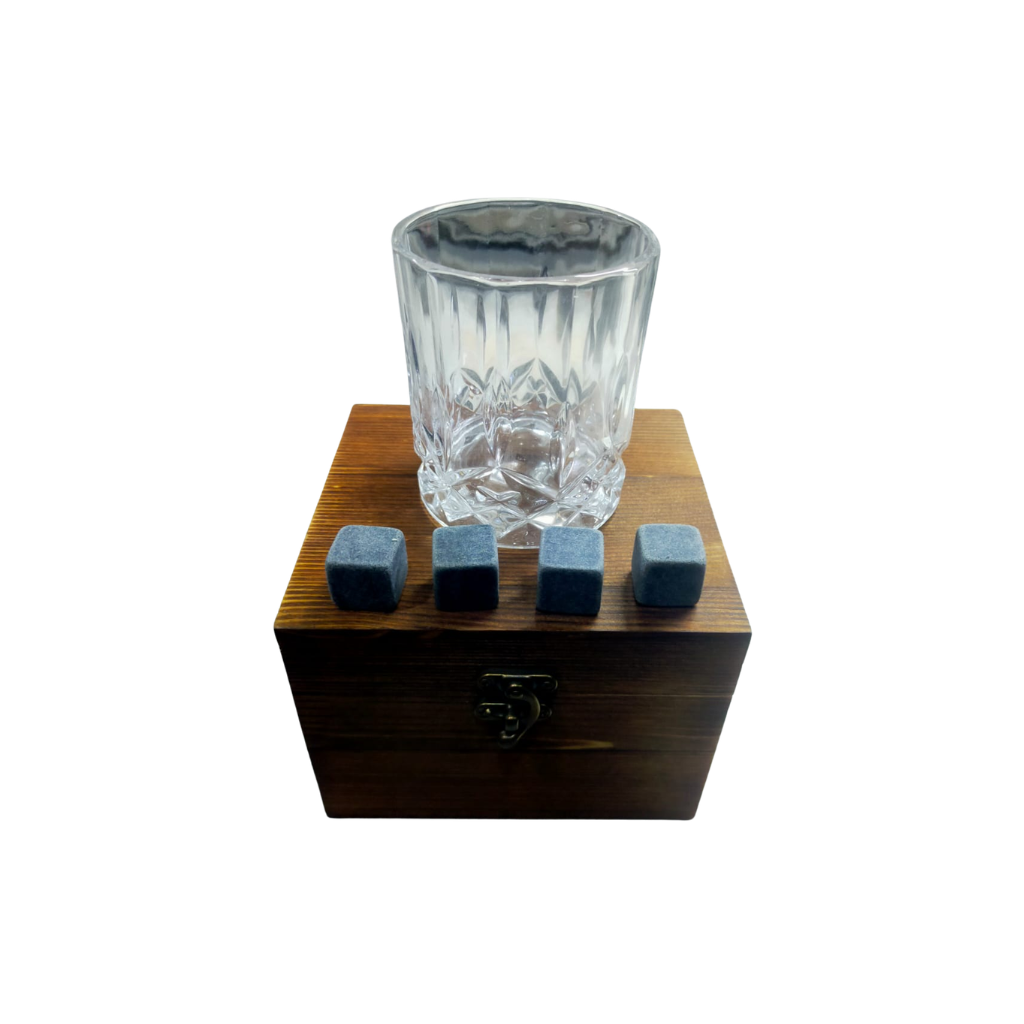 Bevtools Spinning Whisky Glass Gift Set