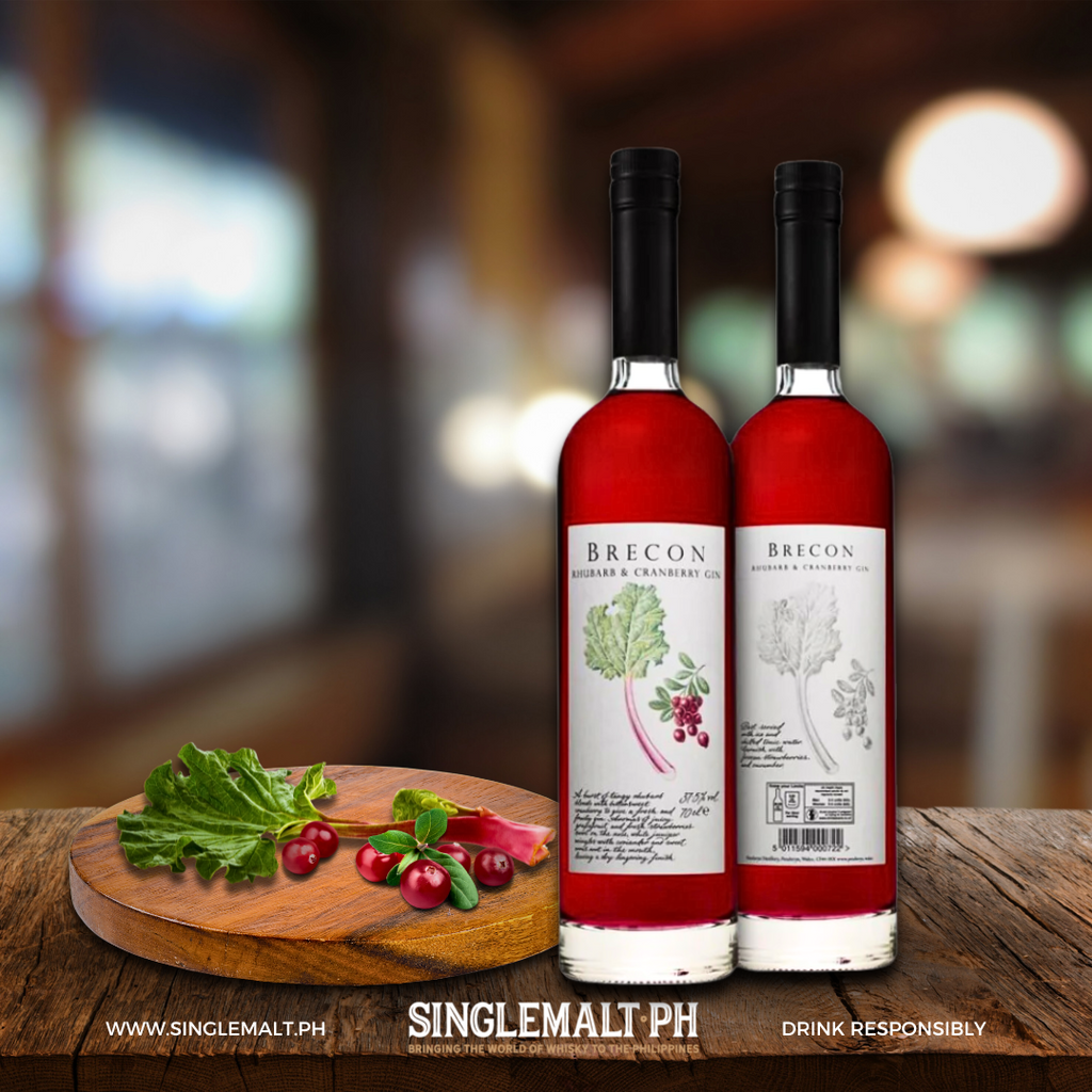 Brecon Rhubarb and Cranberry 70cl